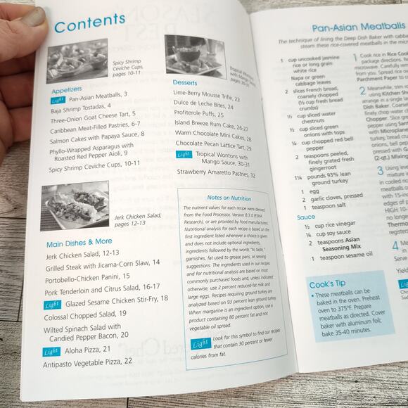 Pampered Chef SEASONS BEST RECIPE COLLECTION 2007 Spring Summer Cookbook Booklet - Picture 4 of 8